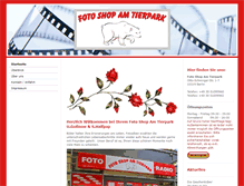 Tablet Screenshot of foto-shop-am-tierpark.com